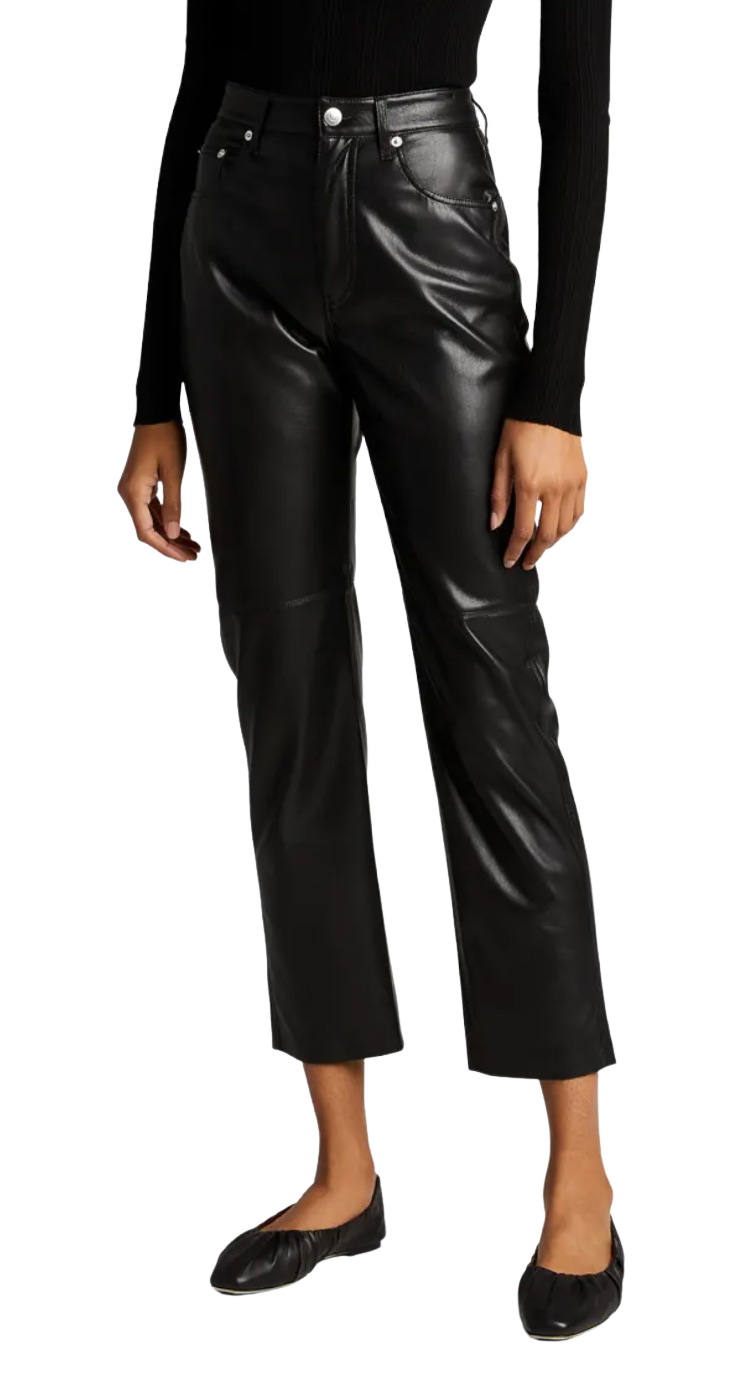 Vinni FauxLeather Ankle Pants Nina Takesh