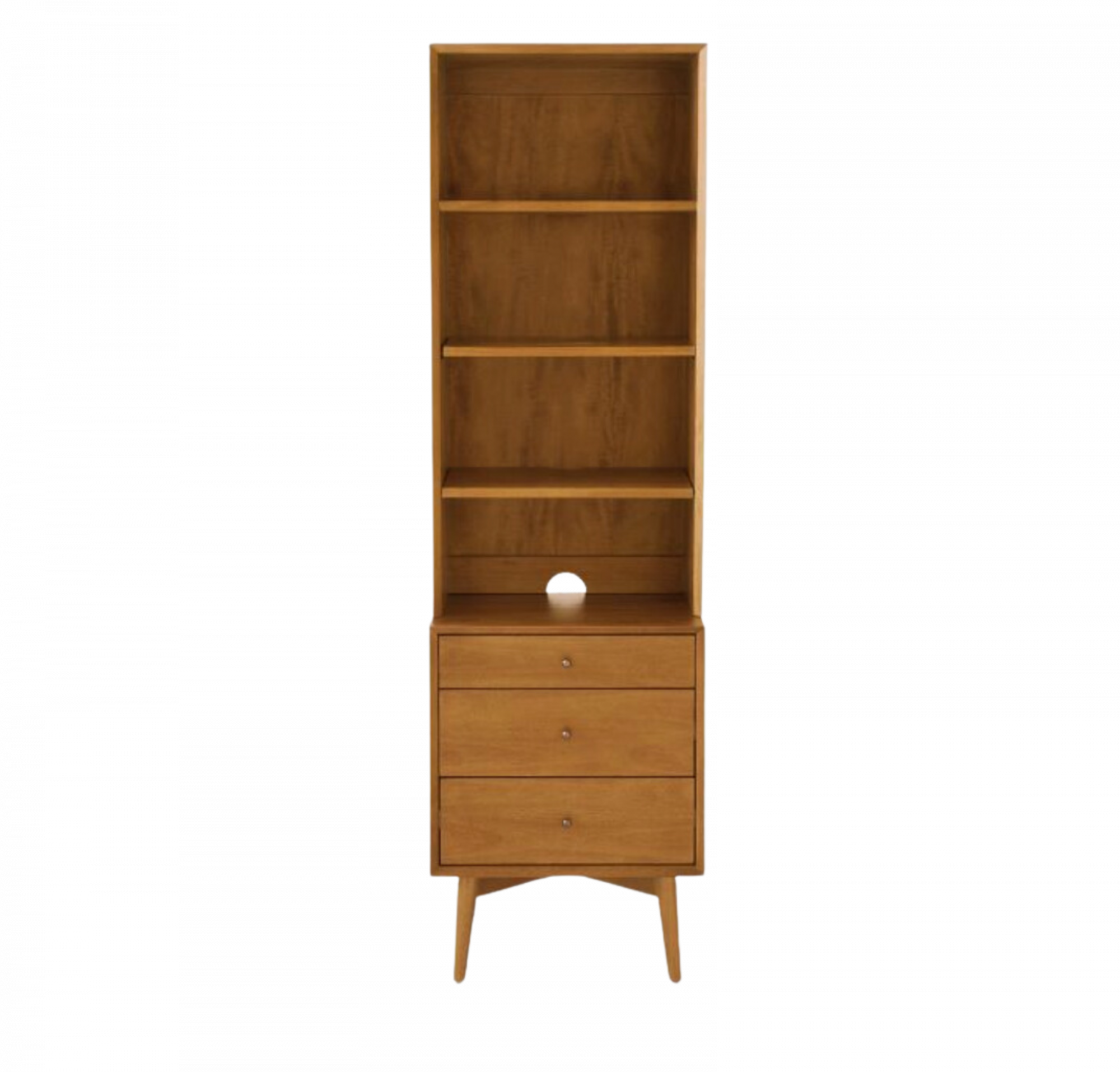 MidCentury Narrow Bookcase Nina Takesh